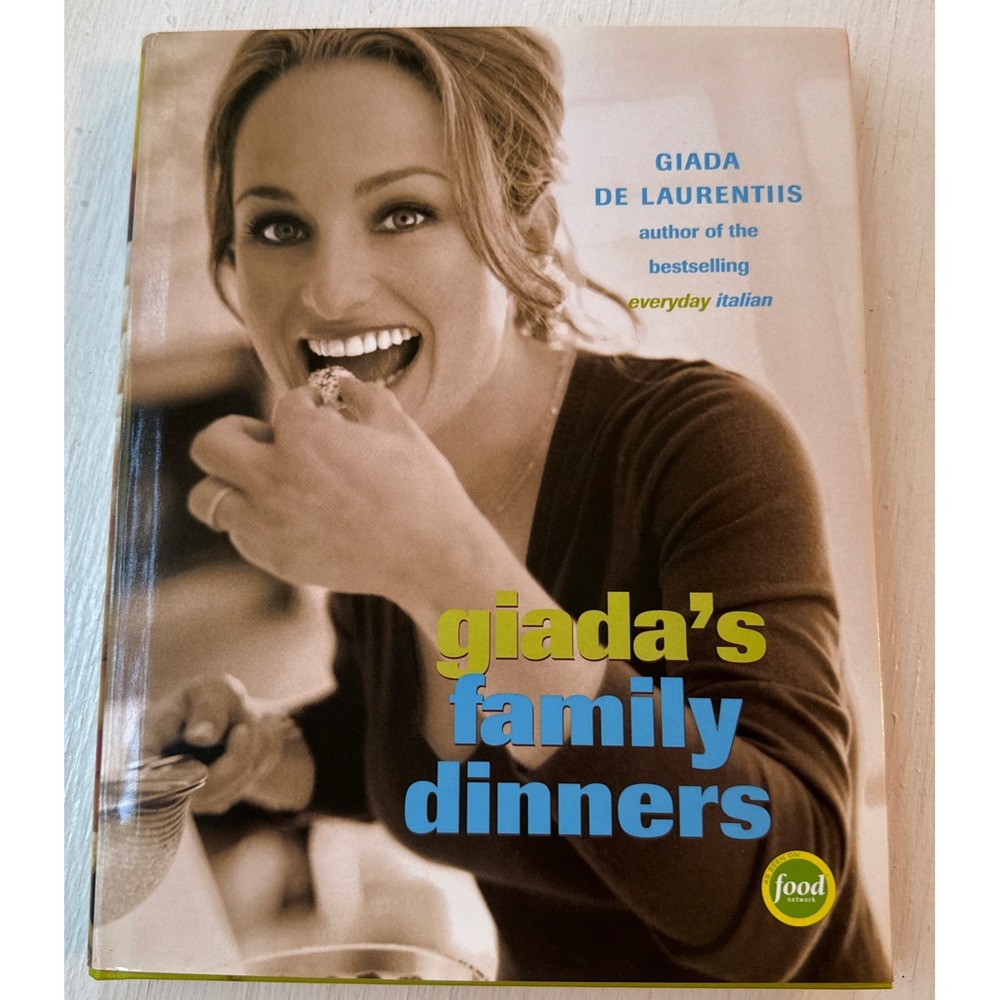 Giada Family Dinners Cookbook Hardcover Dust Jacket Clarkson Potter Italian